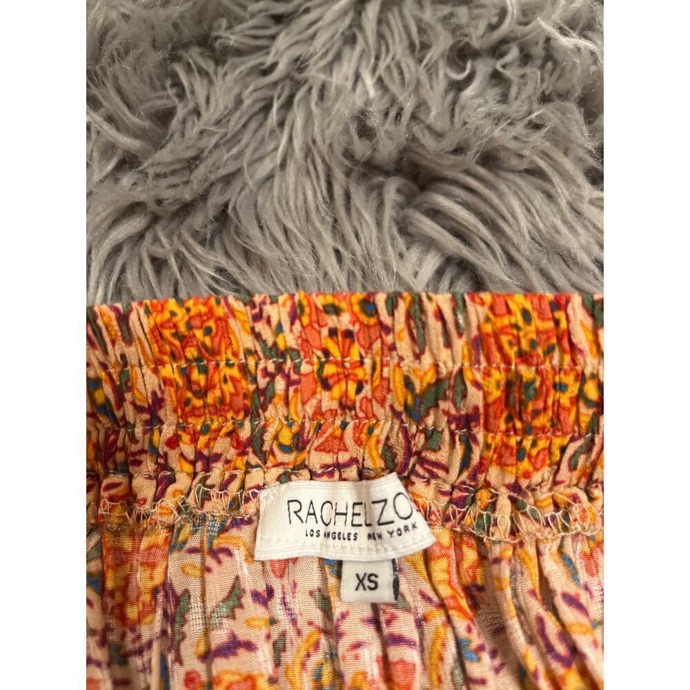 Rachel Zoe tiered floral print mini skirt XS - Picture 4 of 7